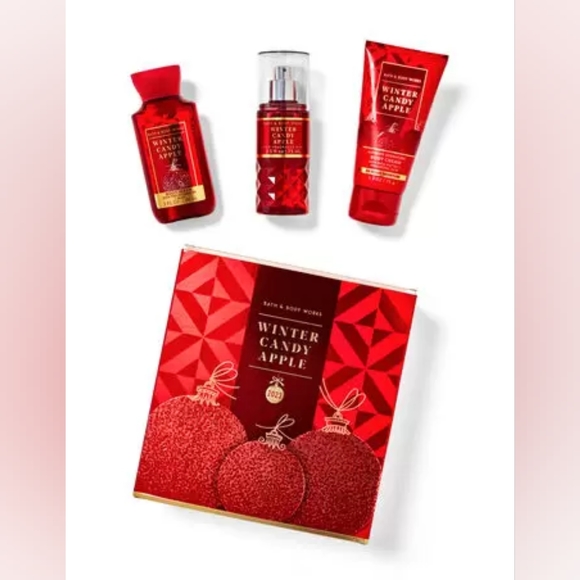 Bath & Body Works Other - Bath & Body Works Winter Candy Apple Mini Gift Box Set